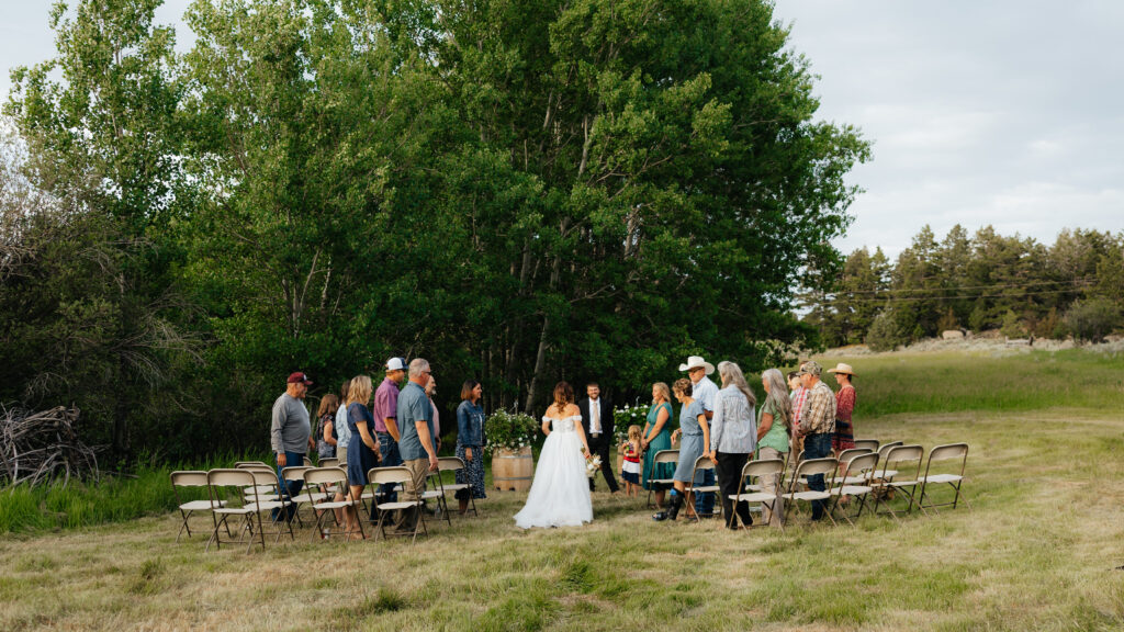 Montana Intimate Wedding venue near Bozeman